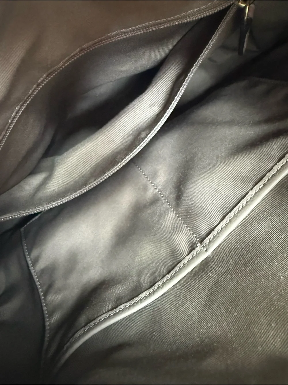 Coach Cream & Tan Pebbled Leather Hobo with Black Trim